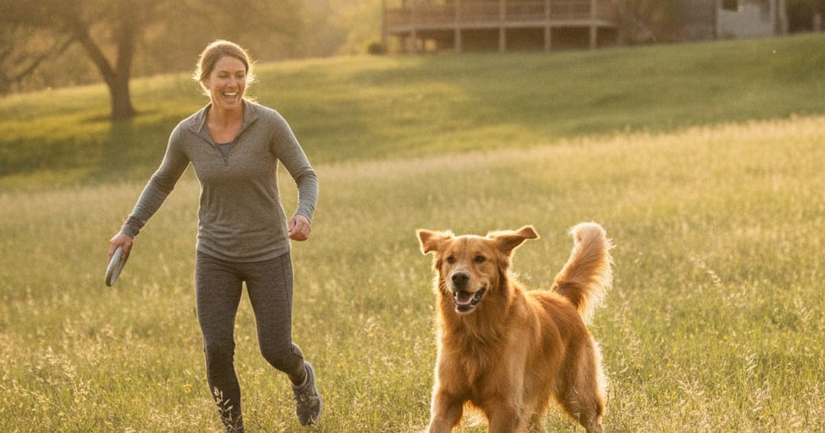 A dog being cared for at home, illustrating alpha dog supplements