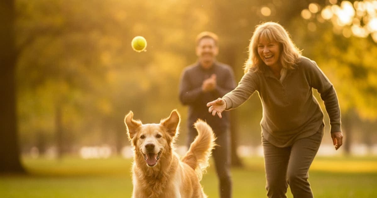 A dog being cared for at home, illustrating anti aging supplements for dogs