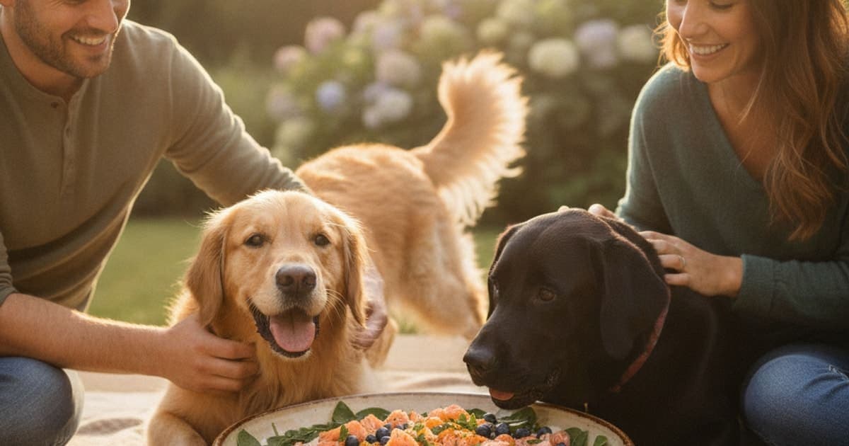 A dog being cared for at home, illustrating is salmon oil good for dogs with arthritis? (omega-3s)