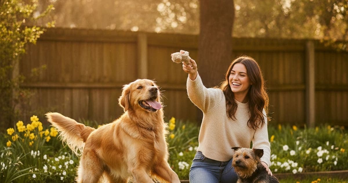 A dog being cared for at home, illustrating anti yeast supplements for dogs: what to look for
