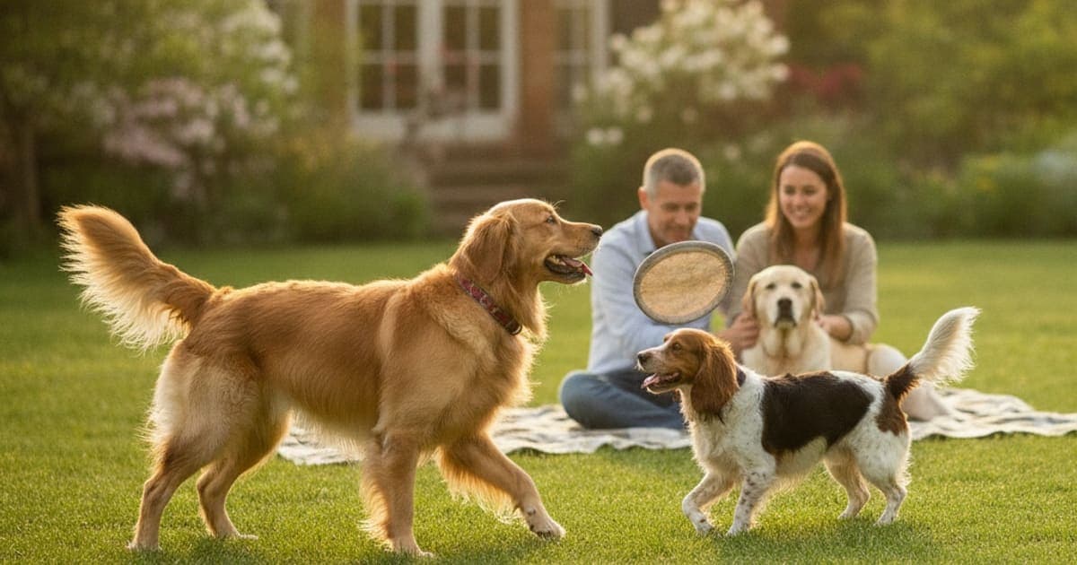 A dog being cared for at home, illustrating best dog food for joint health and weight loss
