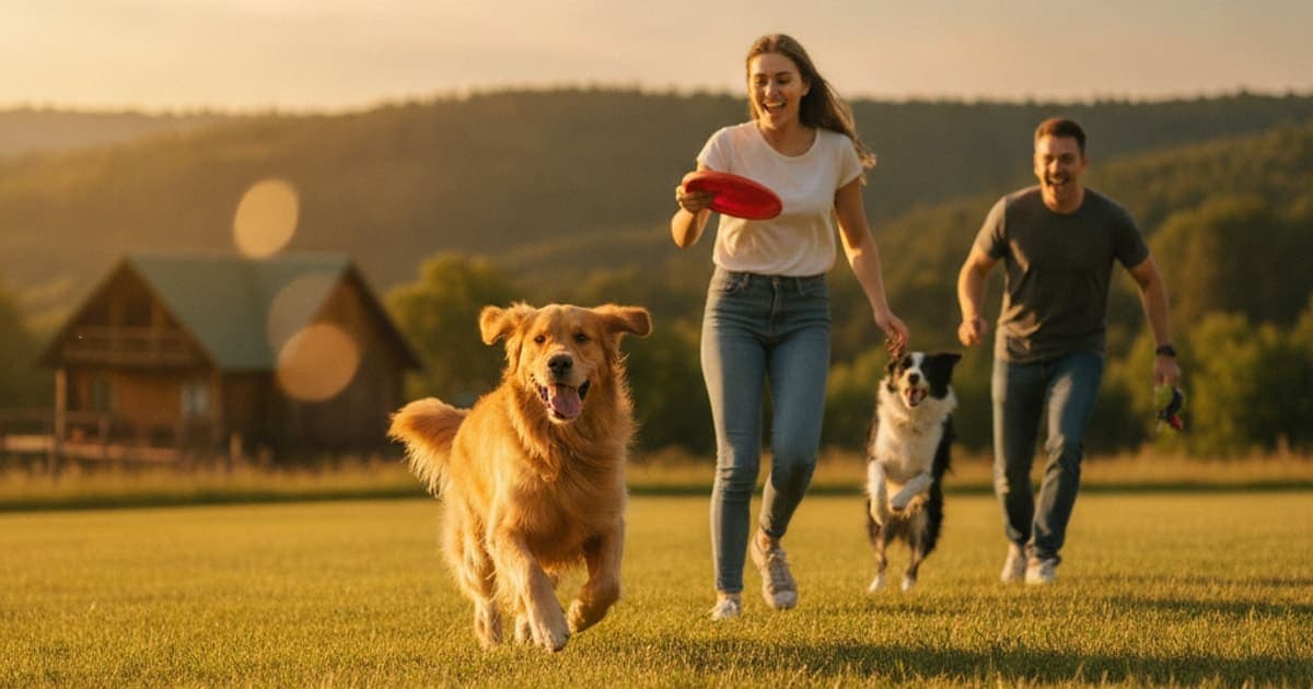 A dog being cared for at home, illustrating best joint support for active dogs