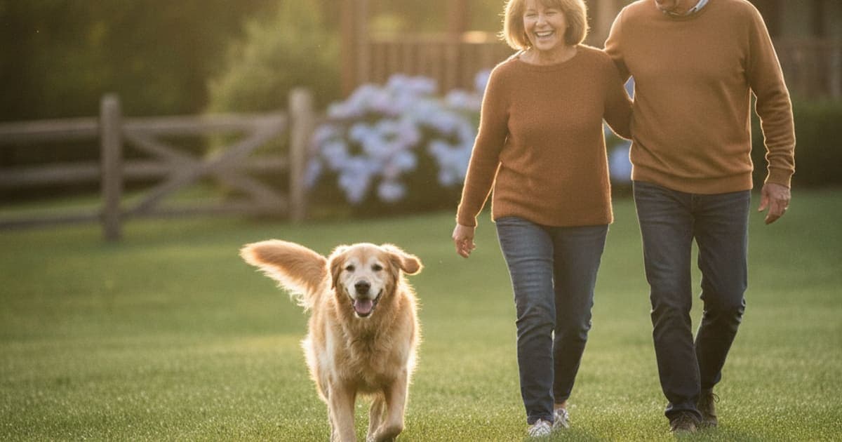 A dog being cared for at home, illustrating best joint support for dogs over 10