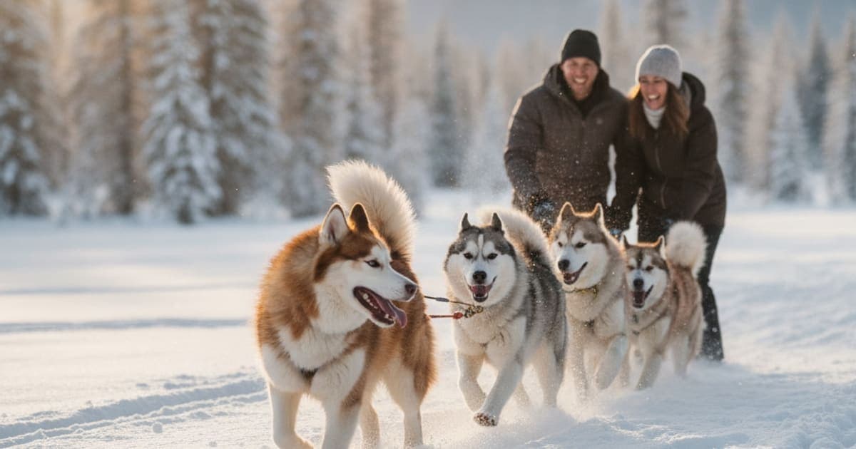 A dog being cared for at home, illustrating best joint support for sled dogs: what actually works