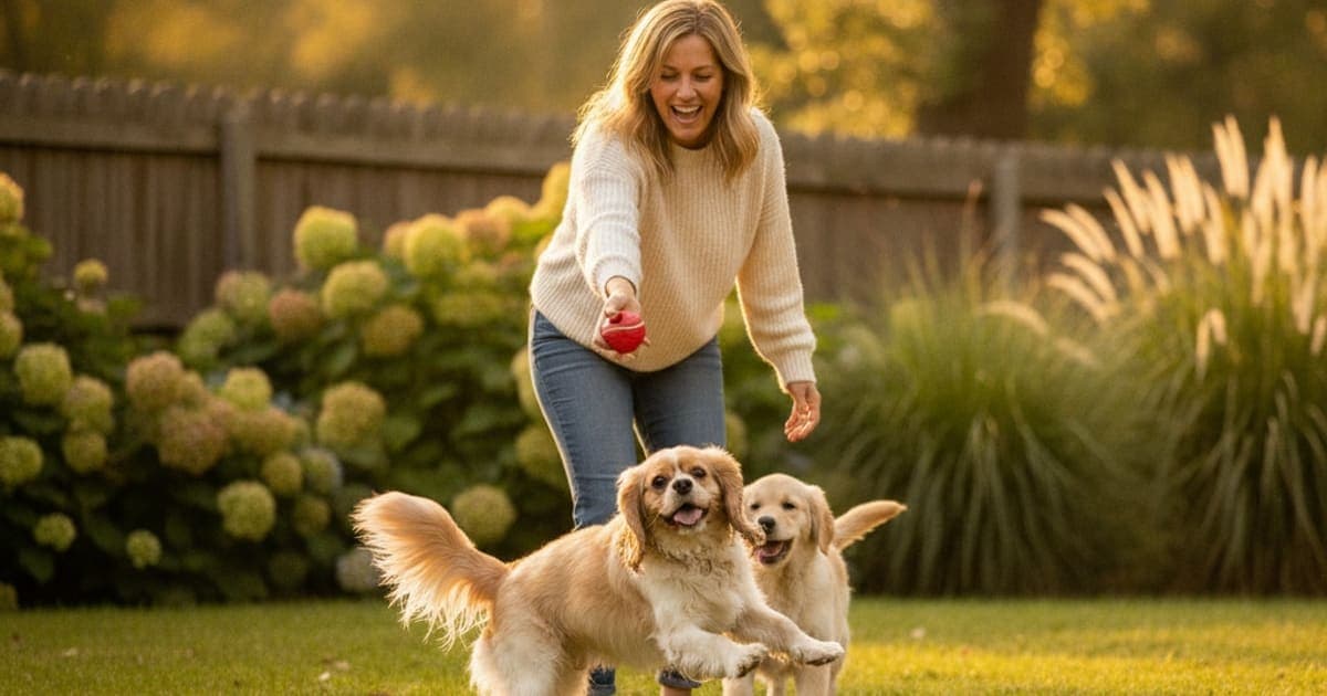 A dog being cared for at home, illustrating best joint support for small breed dogs