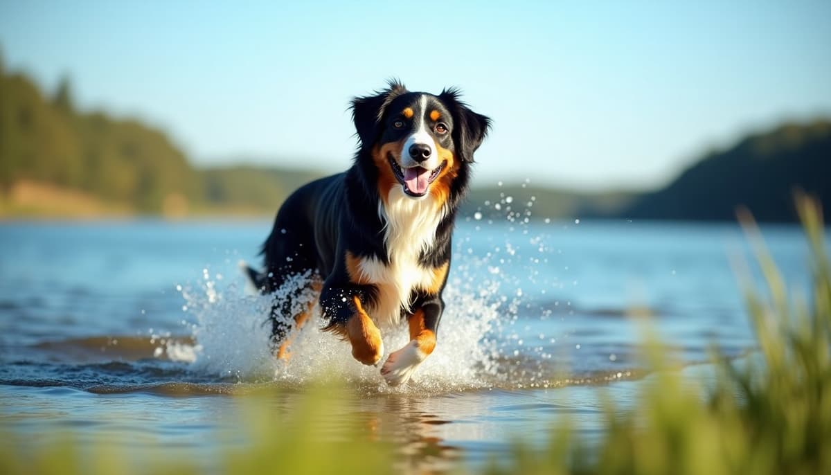 A dog being cared for at home, illustrating best joint supplement for border collies 2026