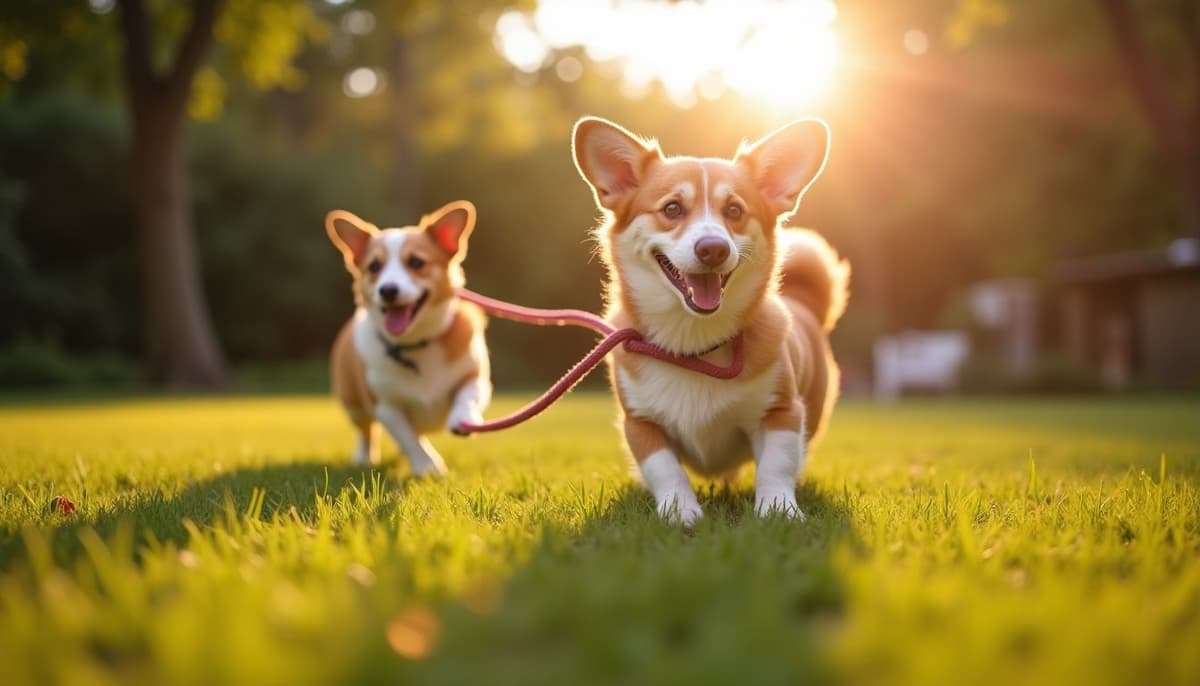 A dog being cared for at home, illustrating best joint supplement for corgis