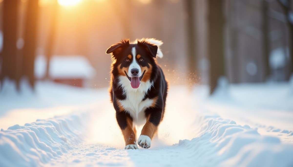 A dog being cared for at home, illustrating what is the best joint supplement for labradoodles