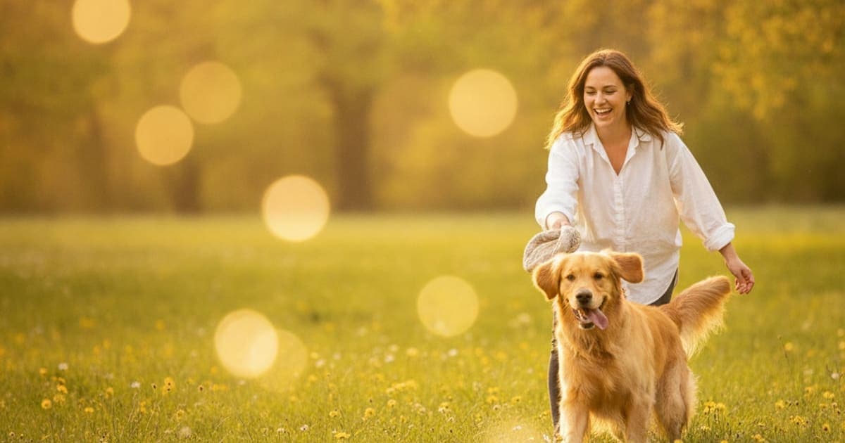 A dog being cared for at home, illustrating where to buy msm for dogs? (what to look for)