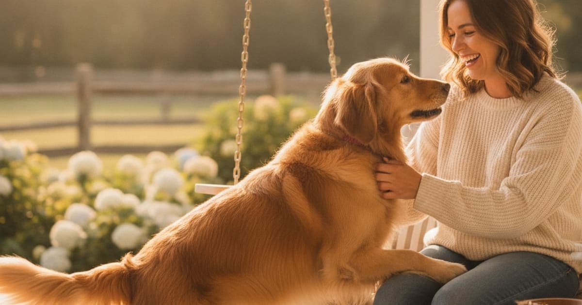 A dog being cared for at home, illustrating best oil supplement for dogs dry skin: how to choose