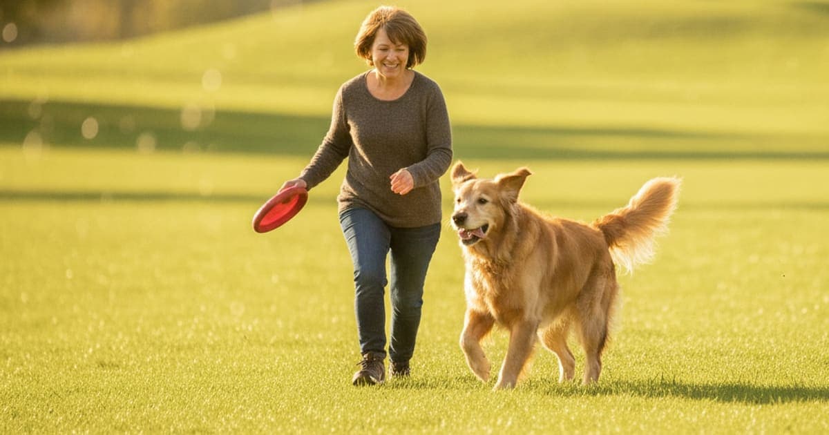 A dog being cared for at home, illustrating best supplement for dogs with bad hips