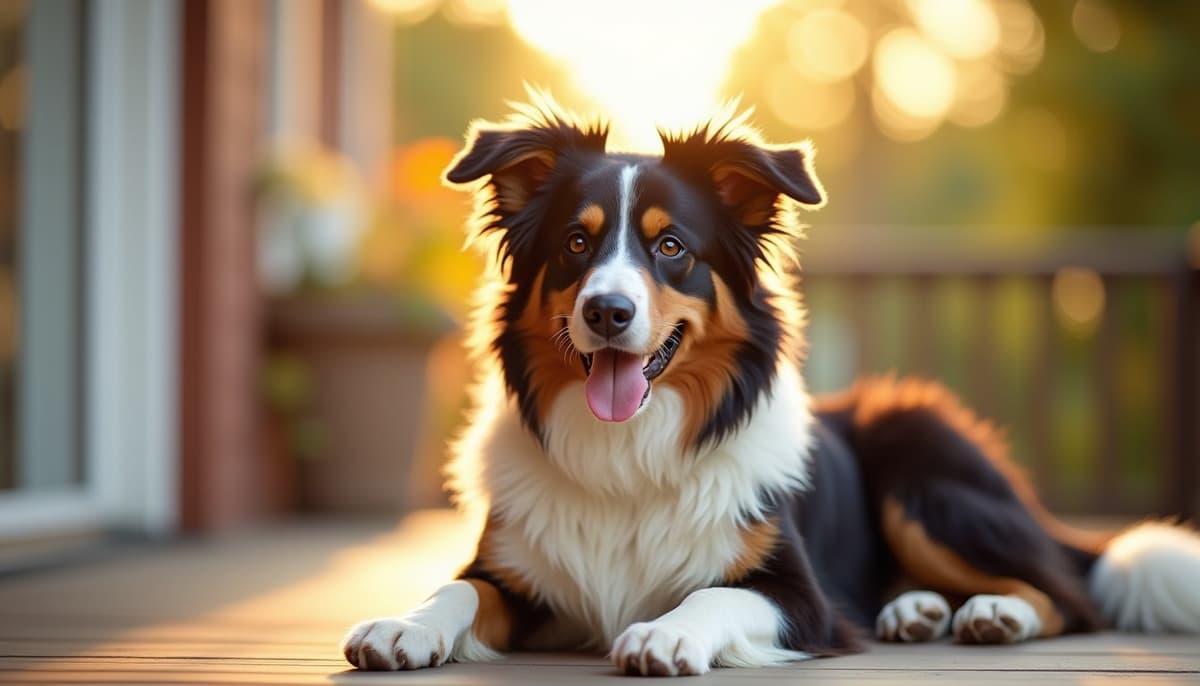 A dog being cared for at home, illustrating arthritis in dogs
