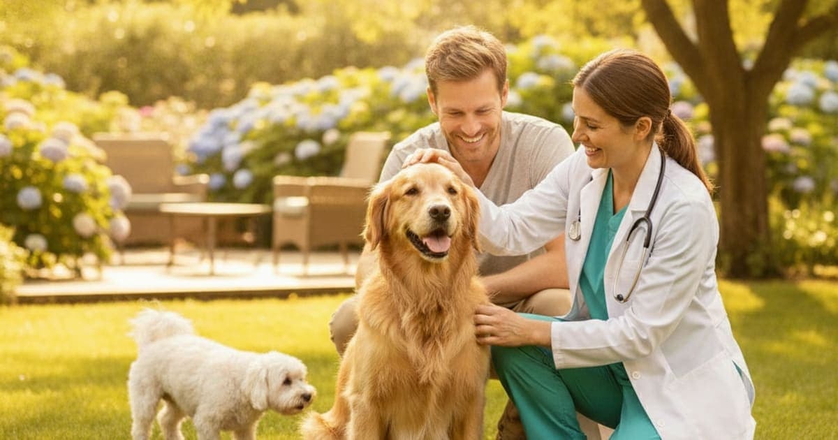 A dog being cared for at home, illustrating hygroma in dogs (2026)