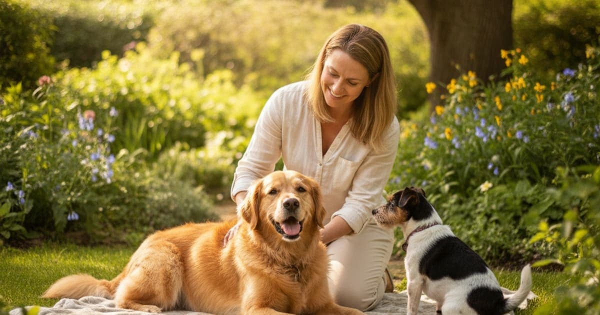 A dog being cared for at home, illustrating lumbosacral stenosis in dogs (2026)
