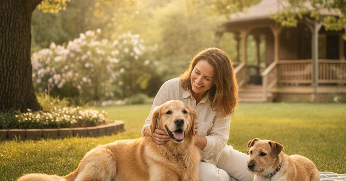 A dog being cared for at home, illustrating stress fracture in dogs (2026)