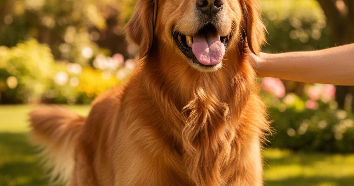 A dog being cared for at home, illustrating what vitamins help with dog fur and skin? (coat nutrients)