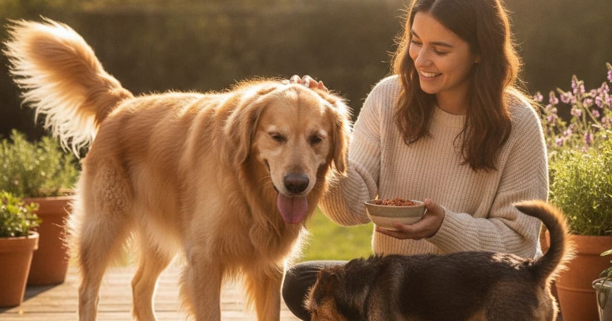 A dog being cared for at home, illustrating bone broth alternatives for dogs: 2026 options compared
