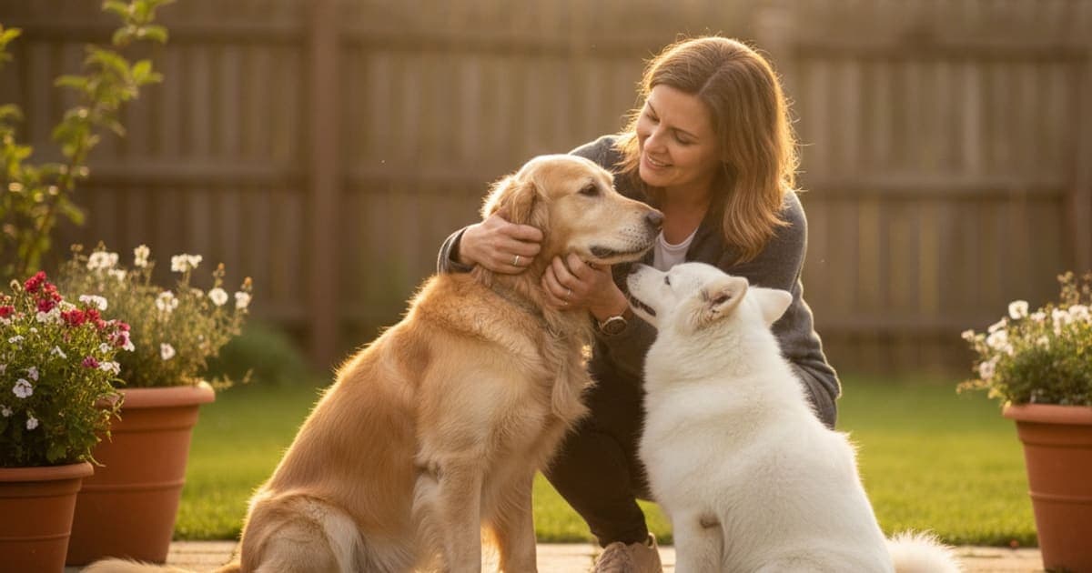 A dog being cared for at home, illustrating bpc-157 and allergic reactions: what owners need to know