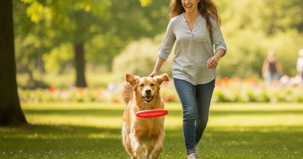 A dog being cared for at home, illustrating bpc-157 cycle length for dogs