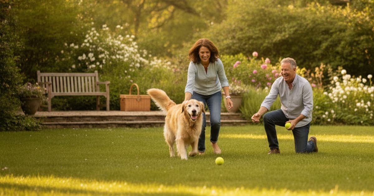 A dog being cared for at home, illustrating bpc-157 for arthritis in dogs: does it work