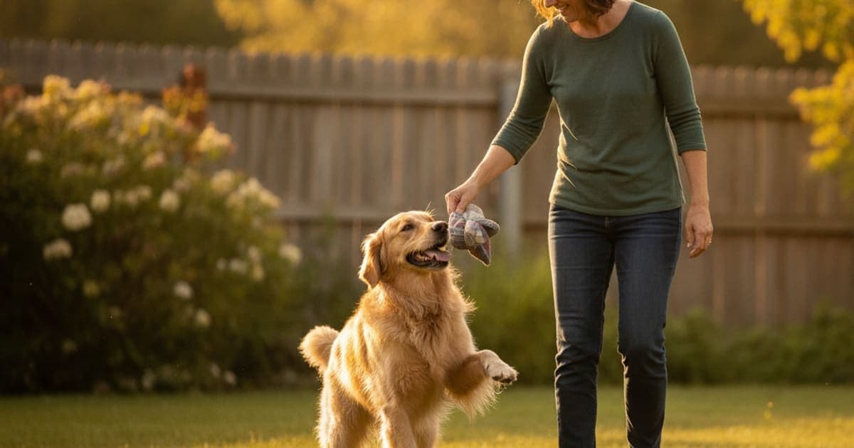 A dog being cared for at home, illustrating bpc-157 for ccl tear in dogs: does it work