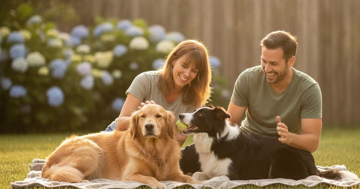 A dog being cared for at home, illustrating bpc-157 for sporting dogs: what owners should know