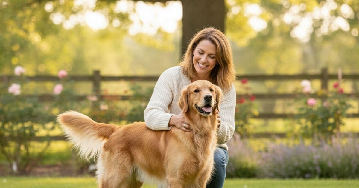 A dog being cared for at home, illustrating bpc-157 for vestibular disease in dogs: does it work