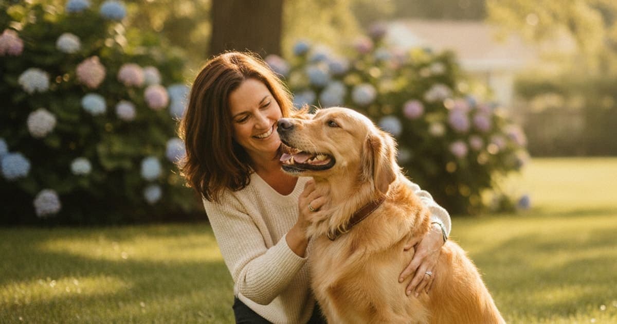 A dog being cared for at home, illustrating how long to use bpc-157 for dogs? (duration explained)