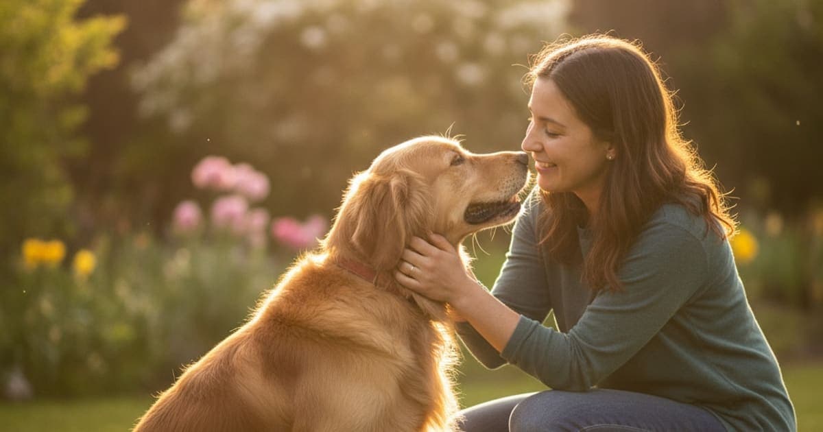 A dog being cared for at home, illustrating bpc-157 oral vs injection for dogs