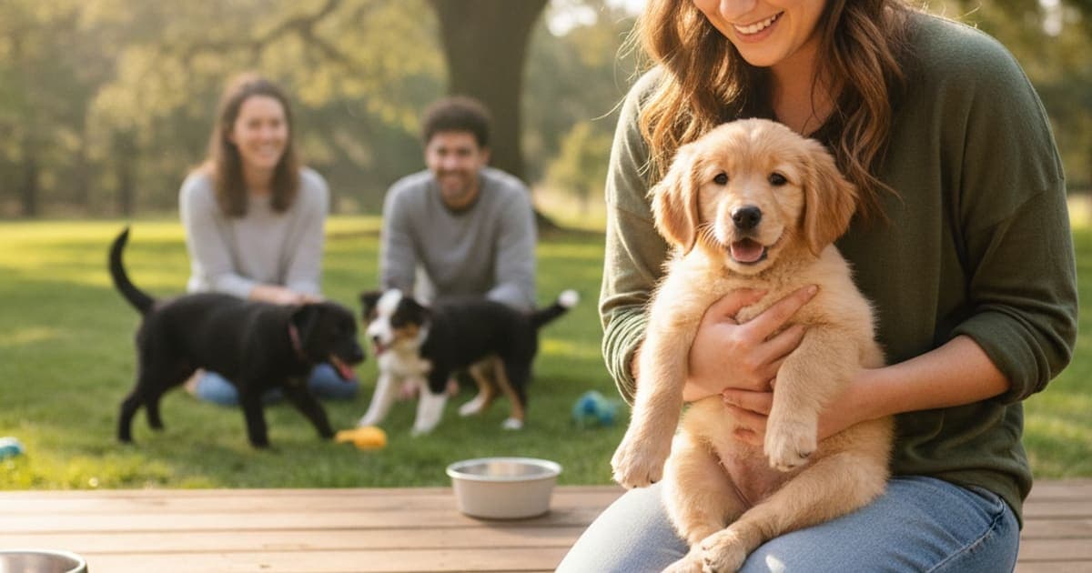 A dog being cared for at home, illustrating bpc-157 and puppies: what owners need to know