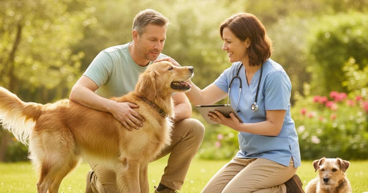 A dog being cared for at home, illustrating bpc-157 and vet approval: what owners need to know