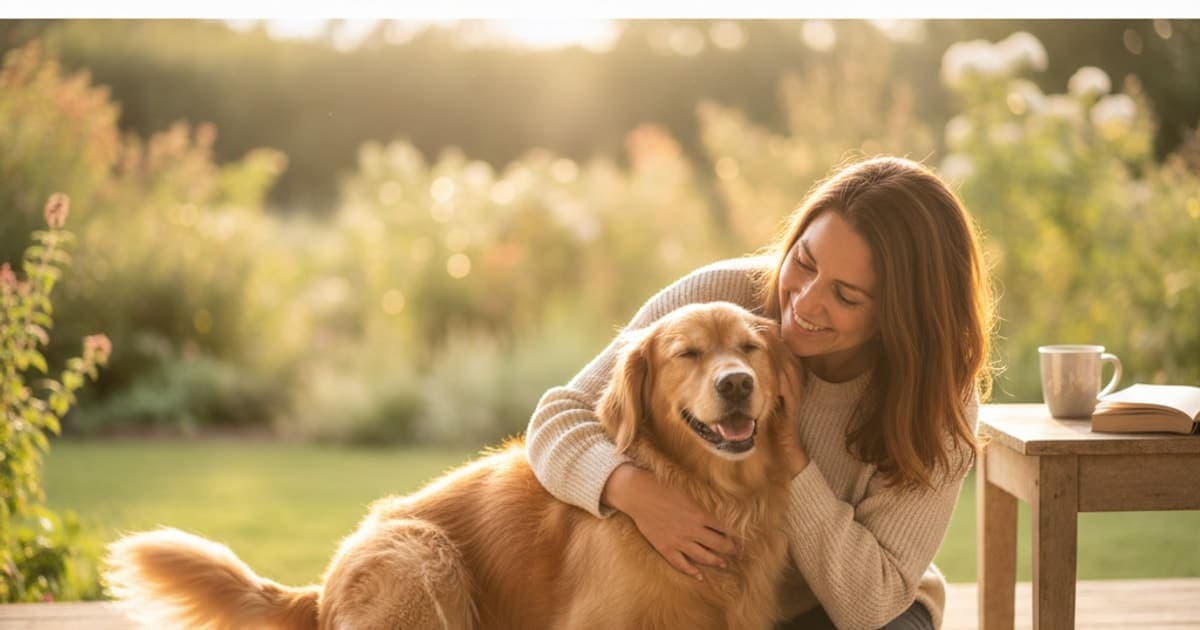 A dog being cared for at home, illustrating bpc-157 vs amantadine for dogs: how they compare