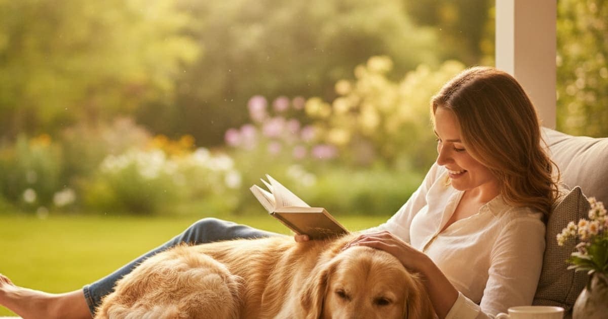 A dog being cared for at home, illustrating bpc-157 vs carprofen: which works better for dogs