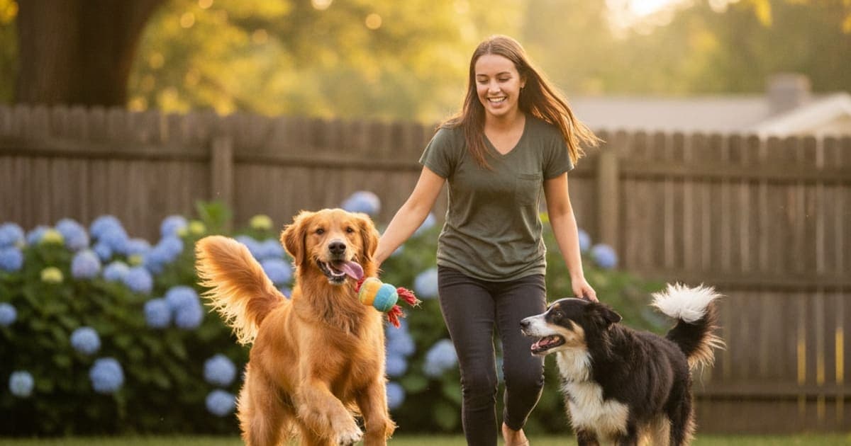 A dog being cared for at home, illustrating bpc-157 vs stem cell therapy for dogs: how they differ