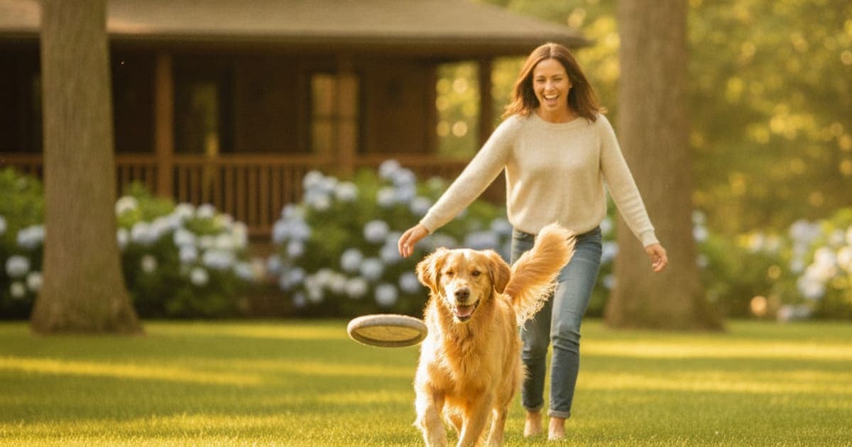 A dog being cared for at home, illustrating a dog recover from arthritis without surgery