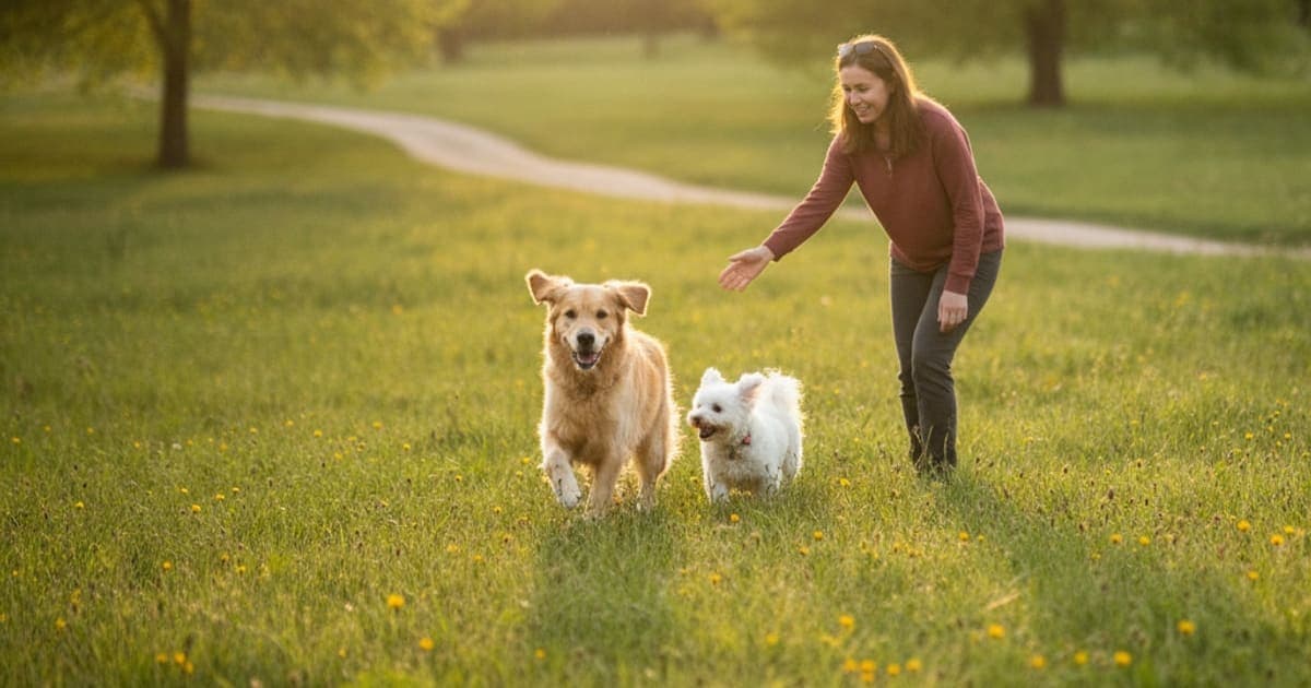 A dog being cared for at home, illustrating a dog recover from ccl tear without surgery