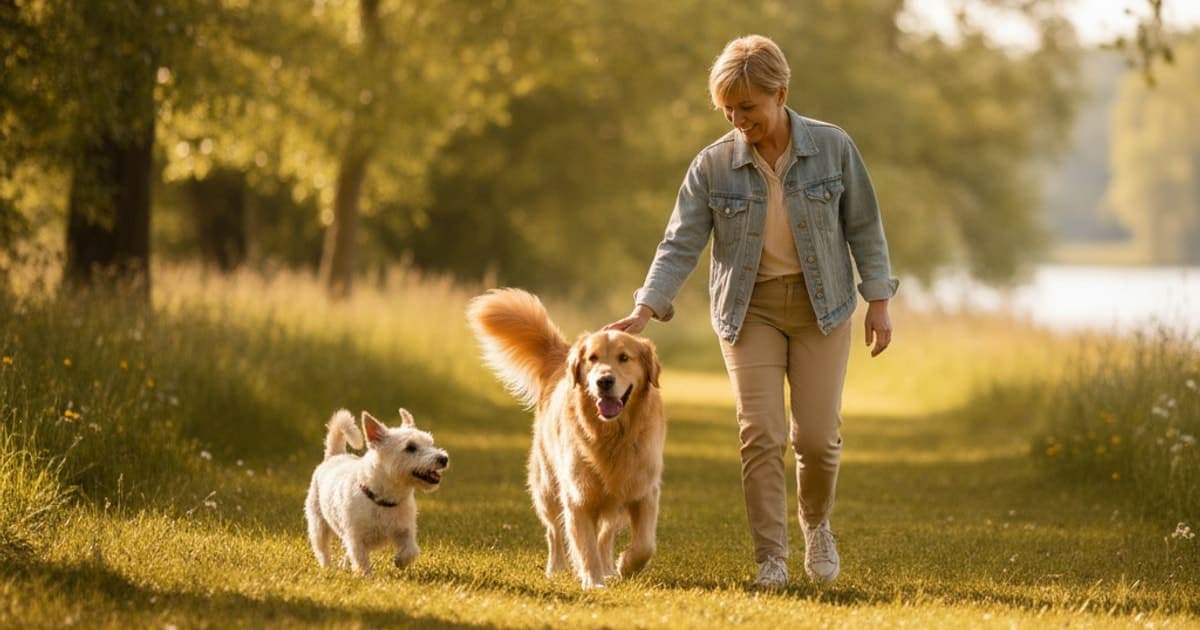 A dog being cared for at home, illustrating a dog recover from joint effusion without surgery