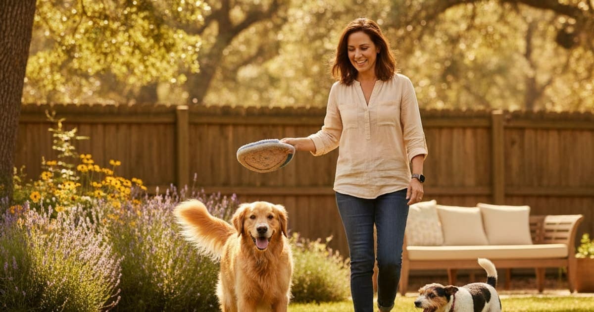 A dog being cared for at home, illustrating a dog recover from osteoarthritis without surgery