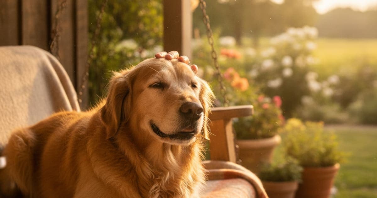 A dog being cared for at home, illustrating a dog's spondylosis improve without surgery? (answered)