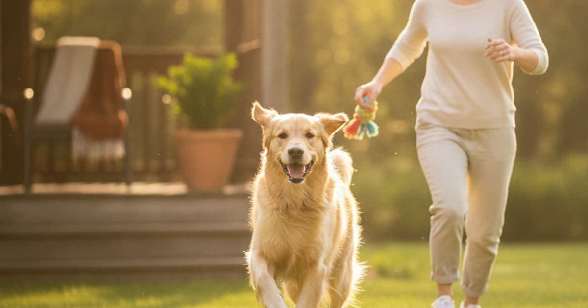 A dog being cared for at home, illustrating bursitis in dogs be reversed? (what to expect)
