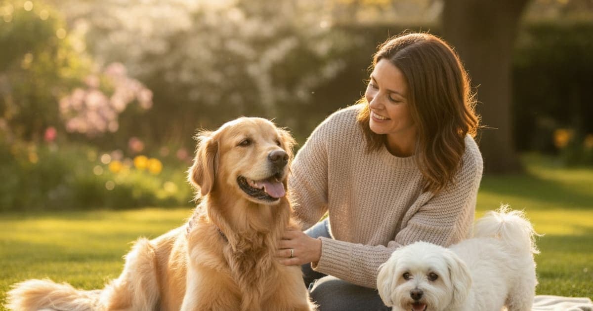 A dog being cared for at home, illustrating tb-500 replace my dog's pain medication? (explained)
