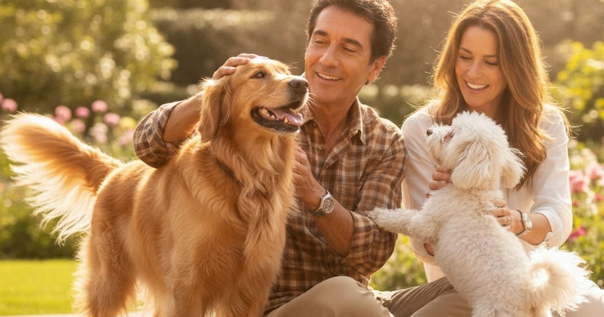 A dog being cared for at home, illustrating cesar millan dog supplements
