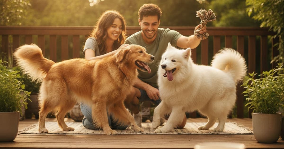A dog being cared for at home, illustrating coconut oil alternatives for dogs