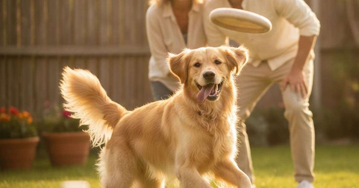 A dog being cared for at home, illustrating cosequin professional joint chewable tablets for dogs