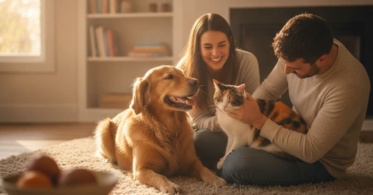 A dog being cared for at home, illustrating cosequin vs dasuquin