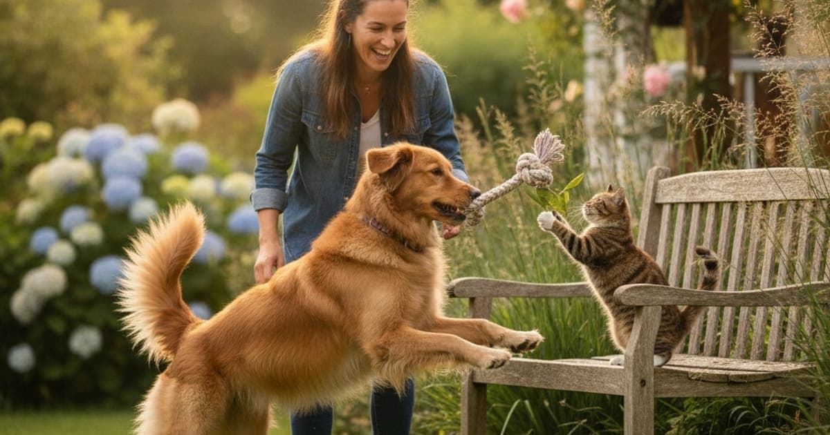 A dog being cared for at home, illustrating dasuquin vs cosequin ds
