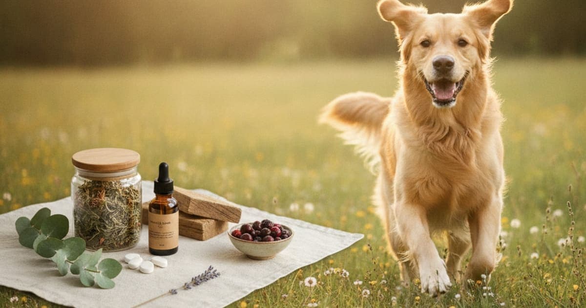 A dog being cared for at home, illustrating does tb-500 actually work for dogs? (evidence explained)