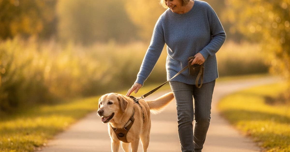 A dog being cared for at home, illustrating dog arthritis recovery time: realistic expectations