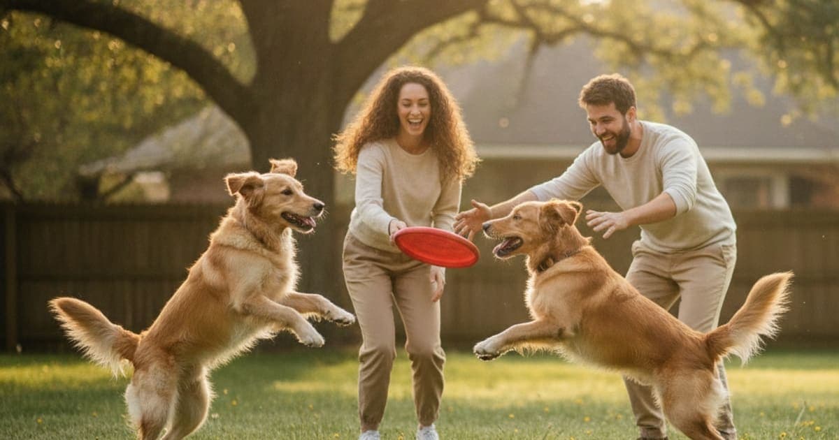 A dog being cared for at home, illustrating dog bunny hopping: what it usually means