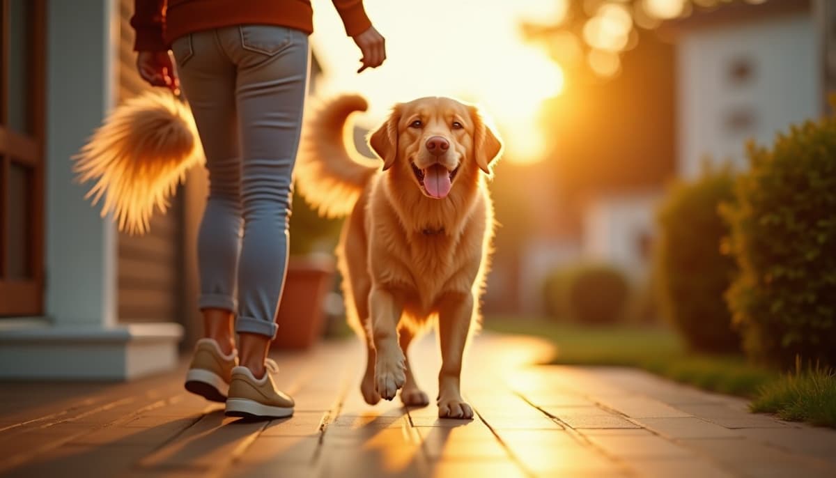 A dog being cared for at home, illustrating dog ccl tear healing time without surgery explained
